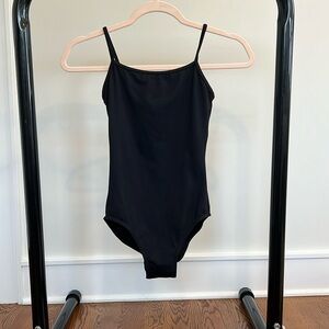 Women’s Mirella leotard, black, size S, excellent condition.